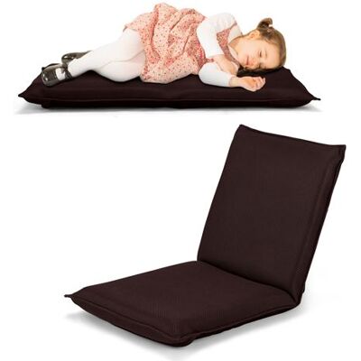 Non communiqué Chaise de Sol GIANTEX Pliable Café, 44x54,5x53,5 CM Tatami Inclinable en 6 Position Idéal pour Chambre, Salon, Bureau - Publicité Non communiqué Chaise de Sol GIANTEX Pliable Café, 44x54,5x53,5 CM Tatami Inclinable en 6 Position Idéal pour Chambre, Salon, Bureau - Publicité