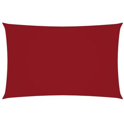 vidaXL Ombrage en voile rectangulaire 3x6 m Rouge - Parasoleil - Publicité vidaXL Ombrage en voile rectangulaire 3x6 m Rouge - Parasoleil - Publicité