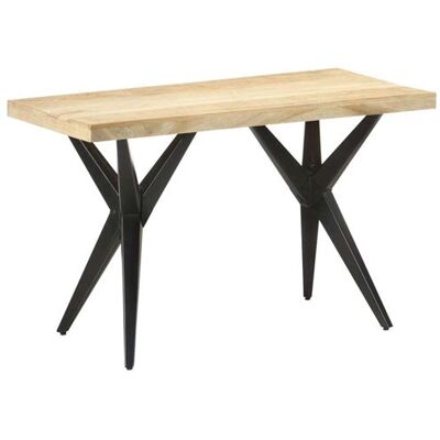 Table à manger en bois de manguier VidaXL - 120x60x76 cm - Publicité Table à manger en bois de manguier VidaXL - 120x60x76 cm - Publicité