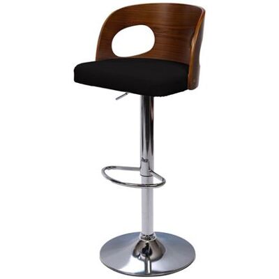 Non communiqué Tabouret de bar Emilie noir - Amadeus - Noir - Tissu Noir - Publicité Non communiqué Tabouret de bar Emilie noir - Amadeus - Noir - Tissu Noir - Publicité