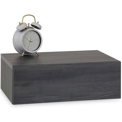 Idimex Chevet suspendu OCEANE, étagère murale avec 1 tiroir sans poignée, en bois décor gris cendré gris cendré - Publicité Idimex Chevet suspendu OCEANE, étagère murale avec 1 tiroir sans poignée, en bois décor gris cendré gris cendré - Publicité