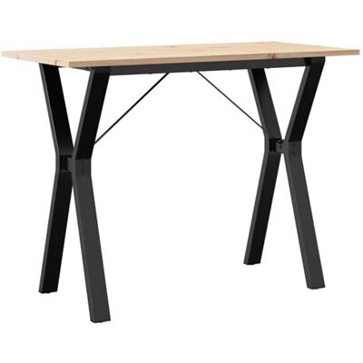 vidaXL Table à manger en Y - Bois massif - 100x50x75 cm - Publicité vidaXL Table à manger en Y - Bois massif - 100x50x75 cm - Publicité
