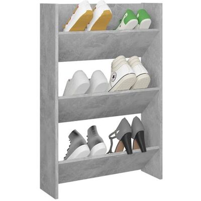 vidaXL Armoire à Chaussures Murale - Design Moderne - 2 Étagères Basculantes - Grand Rangement - Publicité vidaXL Armoire à Chaussures Murale - Design Moderne - 2 Étagères Basculantes - Grand Rangement - Publicité