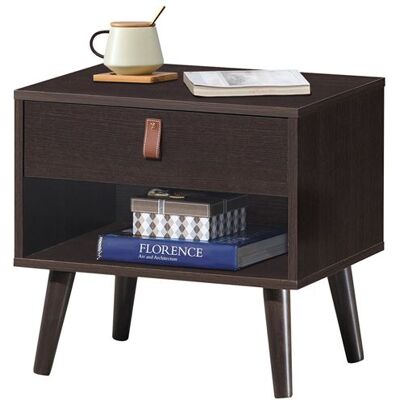 Non communiqué Giantex Table de Chevet en MDF avec 1 Tiroir et 1 EtagèreTable de Nuit pour Chambre, Jardin, Salon,Balcon 50 x 39 x 48,5 CM Marron - Publicité Non communiqué Giantex Table de Chevet en MDF avec 1 Tiroir et 1 EtagèreTable de Nuit pour Chambre, Jardin, Salon,Balcon 50 x 39 x 48,5 CM Marron - Publicité