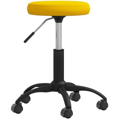 Chaise de salle à manger en velours jaune moutarde vidaXL - Publicité Chaise de salle à manger en velours jaune moutarde vidaXL - Publicité