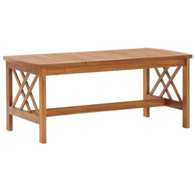 Non communiqué Table basse 102x50x43 cm Bois d acacia solide Marron - Publicité Non communiqué Table basse 102x50x43 cm Bois d acacia solide Marron - Publicité