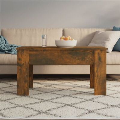 Nnevl - Awo44647 - Chêne Fumé - 101x49x52 cm - Table Basse - Publicité Nnevl - Awo44647 - Chêne Fumé - 101x49x52 cm - Table Basse - Publicité