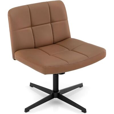 Non communiqué Giantex Chaise de Bureau en Cuir PU avec Assise Large, Chambre, Salon (Marron) Marron - Publicité Non communiqué Giantex Chaise de Bureau en Cuir PU avec Assise Large, Chambre, Salon (Marron) Marron - Publicité