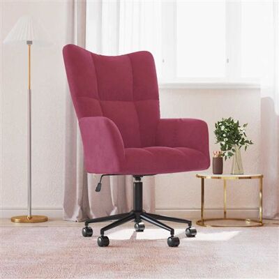 Non communiqué vidaXL Chaise de relaxation Rouge bordeaux Velours328177 Rouge - Publicité Non communiqué vidaXL Chaise de relaxation Rouge bordeaux Velours328177 Rouge - Publicité