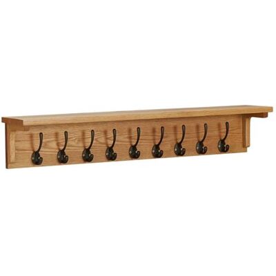 Portemanteau en Chêne Massif vidaXL - 90x16x16 cm - Décoration Solide - Publicité Portemanteau en Chêne Massif vidaXL - 90x16x16 cm - Décoration Solide - Publicité
