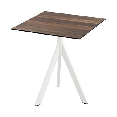 Table blanche Feros 700 x 700 - Pliable - Publicité Table blanche Feros 700 x 700 - Pliable - Publicité