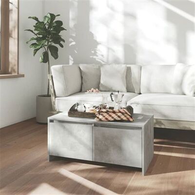 vidaXL - Table basse - Gris béton - 90x50x41.5 cm - Publicité vidaXL - Table basse - Gris béton - 90x50x41.5 cm - Publicité