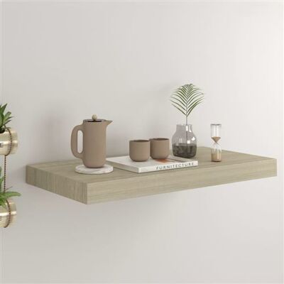 Non communiqué vidaXL Wandschap zwevend 50x23x3,8 cm MDF eikenkleurig323871 Brun - Publicité Non communiqué vidaXL Wandschap zwevend 50x23x3,8 cm MDF eikenkleurig323871 Brun - Publicité
