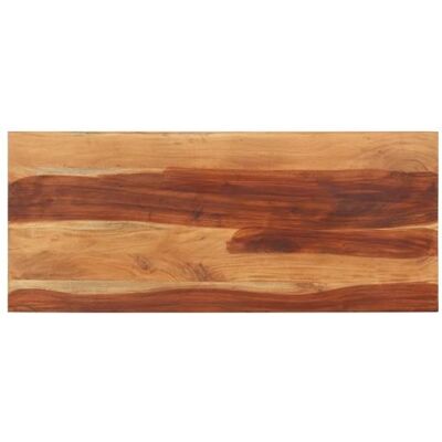 Surface de table en sheesham massif avec supports - 60x140cm - Publicité Surface de table en sheesham massif avec supports - 60x140cm - Publicité