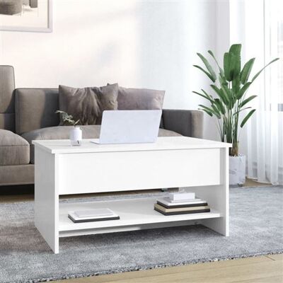 Table basse blanche laquée moderne - Table basse - Publicité Table basse blanche laquée moderne - Table basse - Publicité