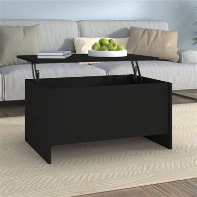 vidaXL - 80x55x41 cm - Noir - Coffee table - Publicité vidaXL - 80x55x41 cm - Noir - Coffee table - Publicité