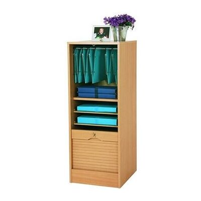 Armoire en hêtre avec 6 étagères - Mobilier de rangement - Publicité Armoire en hêtre avec 6 étagères - Mobilier de rangement - Publicité