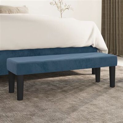 Non communiqué vidaXL Banc Bleu foncé 100x30x30 cm Velours346670 Bleu - Publicité Non communiqué vidaXL Banc Bleu foncé 100x30x30 cm Velours346670 Bleu - Publicité