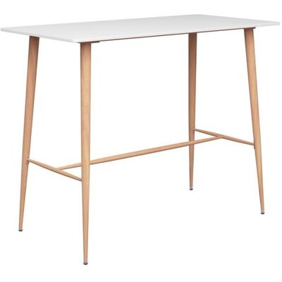 vidaXL Ensemble Bar de 7 Pièces Blanc et Gris - Cuisine Salle à Manger - Publicité vidaXL Ensemble Bar de 7 Pièces Blanc et Gris - Cuisine Salle à Manger - Publicité