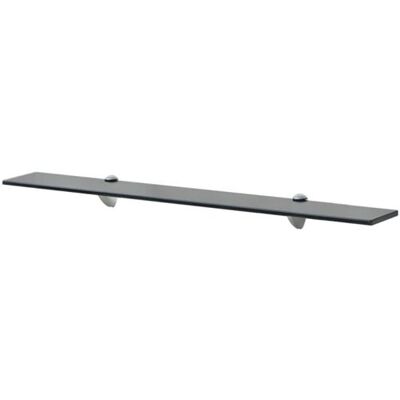 vidaXL Zwevend schap 80x10 cm 8 mm glas243767 Noir - Publicité vidaXL Zwevend schap 80x10 cm 8 mm glas243767 Noir - Publicité
