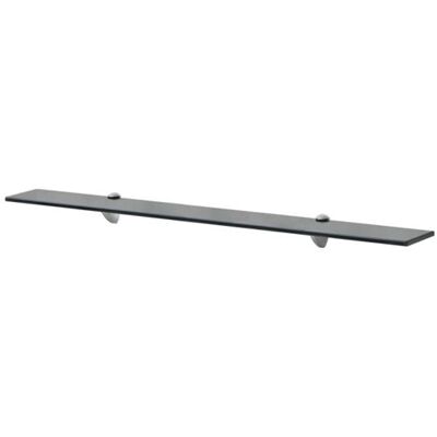 VIDAXL Étagère murale en verre 90x20 cm 8 mm Noir - Publicité VIDAXL Étagère murale en verre 90x20 cm 8 mm Noir - Publicité