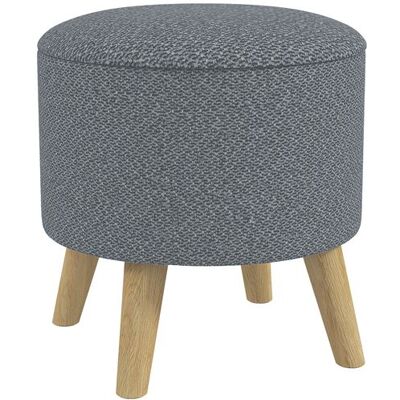 Non communiqué Pouf repose-pied tabouret avec coffre de rangement - pieds bois tissu aspect lin gris Gris - Publicité Non communiqué Pouf repose-pied tabouret avec coffre de rangement - pieds bois tissu aspect lin gris Gris - Publicité