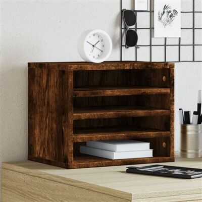 Non communiqué Organisateur de bureau chêne fumé 36x26x29,5 cm ch - Publicité Non communiqué Organisateur de bureau chêne fumé 36x26x29,5 cm ch - Publicité