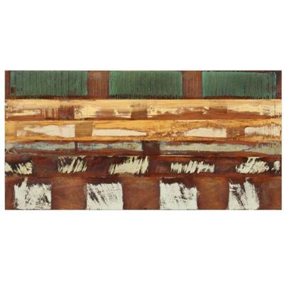 Surface de table rectangulaire vidaXL 60x120cm en bois recyclé - Pour café et repas - Publicité Surface de table rectangulaire vidaXL 60x120cm en bois recyclé - Pour café et repas - Publicité