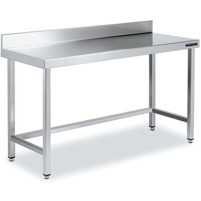 Non communiqué Table de Travail Adossée Inox avec Renforts Gamme 600 Hauteur 600 Distform 1 - Publicité Non communiqué Table de Travail Adossée Inox avec Renforts Gamme 600 Hauteur 600 Distform 1 - Publicité