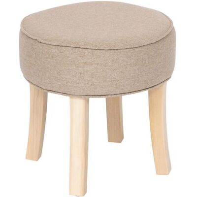 Non communiqué Atmosphera Créateur d'intérieur - Tabouret en Tissu "Adriel" 35cm Beige Beige - Publicité Non communiqué Atmosphera Créateur d'intérieur - Tabouret en Tissu "Adriel" 35cm Beige Beige - Publicité