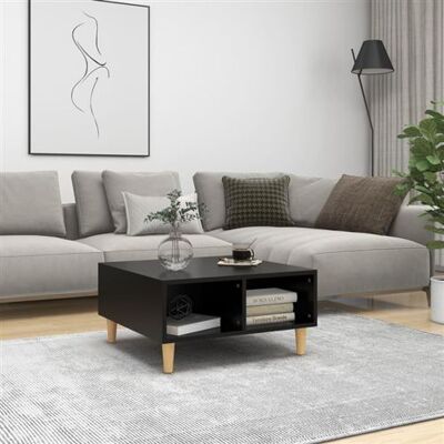 Non communiqué Table basse noir 60x60x30 cm bois d ingénierie Noir - Publicité Non communiqué Table basse noir 60x60x30 cm bois d ingénierie Noir - Publicité