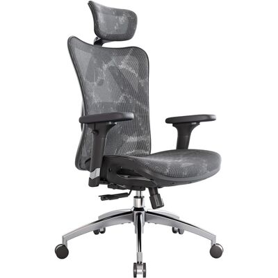 Non communiqué SIHOO M57 Fauteuil de Bureau Ergonomique pour Ordinateur avec appuie-tête réglable, Dossier et accoudoirs en Maille,Gris Gris Foncé - Publicité Non communiqué SIHOO M57 Fauteuil de Bureau Ergonomique pour Ordinateur avec appuie-tête réglable, Dossier et accoudoirs en Maille,Gris Gris Foncé - Publicité