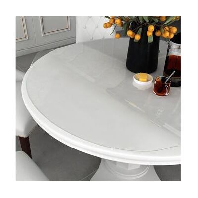 vidaXL Protège-table Ronde Transparent en PVC - 60cm - Publicité vidaXL Protège-table Ronde Transparent en PVC - 60cm - Publicité