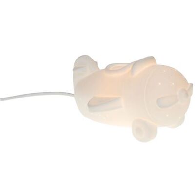 Non communiqué Lampe Avion blanche en porcelaine longueur 22,6 cm - Amadeus - Blanc - Porcelaine Blanc - Publicité Non communiqué Lampe Avion blanche en porcelaine longueur 22,6 cm - Amadeus - Blanc - Porcelaine Blanc - Publicité