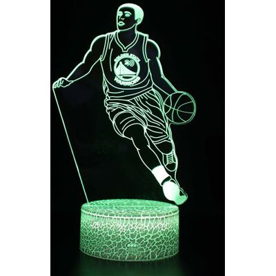 Stack Lampe 3D Tactile Veilleuses Enfant 7 Couleurs avec Telecommande - Stephen Curry #976 - Publicité Stack Lampe 3D Tactile Veilleuses Enfant 7 Couleurs avec Telecommande - Stephen Curry #976 - Publicité