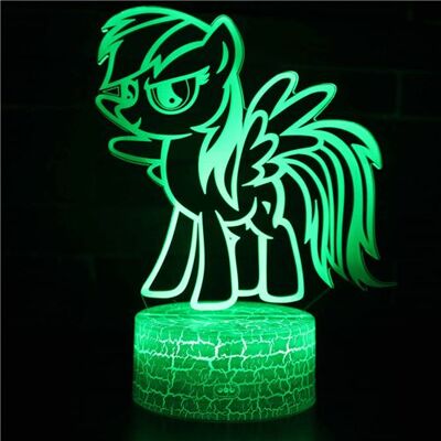 Stack Lampe 3D Tactile Veilleuses Enfant 7 Couleurs avec Telecommande - Cheval #468 - Publicité Stack Lampe 3D Tactile Veilleuses Enfant 7 Couleurs avec Telecommande - Cheval #468 - Publicité