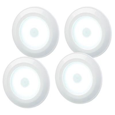 Lunartec : 4 spots à LED COB 120 lm pour meubles de cuisine avec télécommande et minuterie - Publicité Lunartec : 4 spots à LED COB 120 lm pour meubles de cuisine avec télécommande et minuterie - Publicité