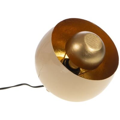 Lampe de Table Samuel Beige - Éclairage en Métal - Publicité Lampe de Table Samuel Beige - Éclairage en Métal - Publicité