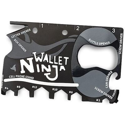 TotalCadeau Carte Ninja pour portefeuille avec 18 outils Multi - Publicité TotalCadeau Carte Ninja pour portefeuille avec 18 outils Multi - Publicité