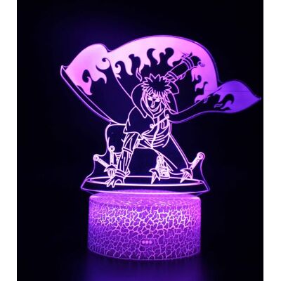 Stack Lampe 3D Tactile Veilleuses Enfant 7 Couleurs avec Telecommande - Naruto #856 Noir - Publicité Stack Lampe 3D Tactile Veilleuses Enfant 7 Couleurs avec Telecommande - Naruto #856 Noir - Publicité