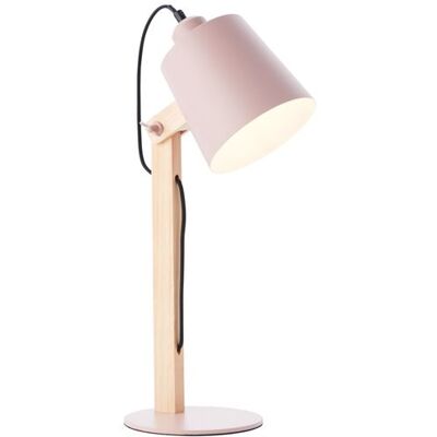 Lampe de Table Rose Pivotante - Lampe de Bureau - Publicité Lampe de Table Rose Pivotante - Lampe de Bureau - Publicité