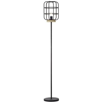 Lampe sur pied BRILLIANT Gwen - 163cm, Ø 25cm, Bois & Métal - Publicité Lampe sur pied BRILLIANT Gwen - 163cm, Ø 25cm, Bois & Métal - Publicité