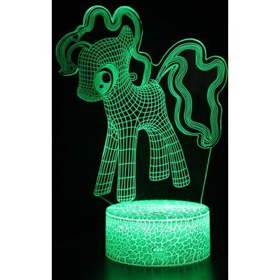 Stack Lampe 3D Tactile Veilleuses Enfant 7 Couleurs avec Telecommande - Cheval #1077 - Publicité Stack Lampe 3D Tactile Veilleuses Enfant 7 Couleurs avec Telecommande - Cheval #1077 - Publicité