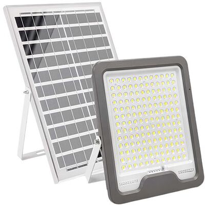 Non communiqué Projecteur Solaire LED 16 W avec Panneau Solaire 20 W et Détection Automatique Avizar Gris - Publicité Non communiqué Projecteur Solaire LED 16 W avec Panneau Solaire 20 W et Détection Automatique Avizar Gris - Publicité