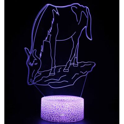 Stack Lampe 3D Tactile Veilleuses Enfant 7 Couleurs avec Telecommande - Cheval #1570 - Publicité Stack Lampe 3D Tactile Veilleuses Enfant 7 Couleurs avec Telecommande - Cheval #1570 - Publicité
