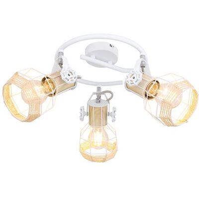 Globo - Spot plafonnier design scandinave Bana - 3 Ampoules - Blanc - Bana Blanc - Publicité Globo - Spot plafonnier design scandinave Bana - 3 Ampoules - Blanc - Bana Blanc - Publicité