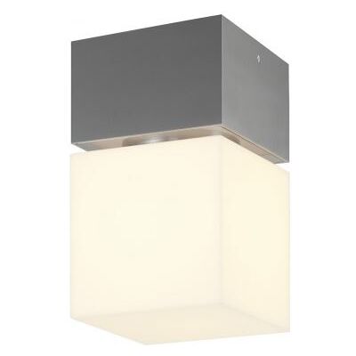 SLV Square c, plafonnier extérieur, alu brossé, e27 max. 20w, ip44 - Publicité SLV Square c, plafonnier extérieur, alu brossé, e27 max. 20w, ip44 - Publicité