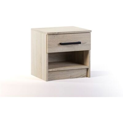 Non communiqué Hayato - table de chevet - effet bois - 40 cm - Bois Bois - Publicité Non communiqué Hayato - table de chevet - effet bois - 40 cm - Bois Bois - Publicité