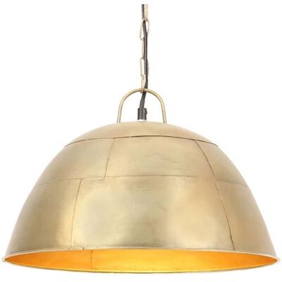 Suspension Vintage Industriel vidaXL - 41cm Laiton - E27 - Publicité Suspension Vintage Industriel vidaXL - 41cm Laiton - E27 - Publicité