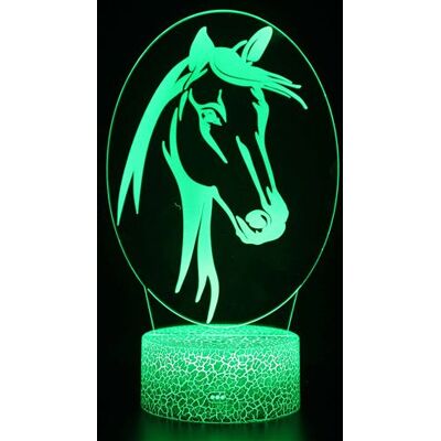 Stack Lampe 3D Tactile Veilleuses Enfant 7 Couleurs avec Telecommande - Cheval #1243 - Publicité Stack Lampe 3D Tactile Veilleuses Enfant 7 Couleurs avec Telecommande - Cheval #1243 - Publicité